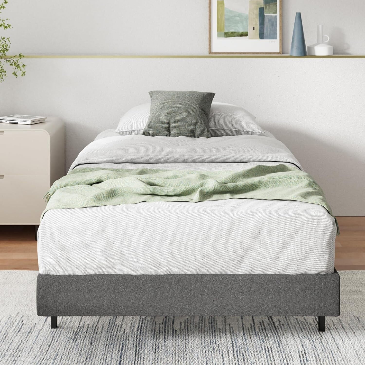 Eco-Friendly 5-Inch Steel Box Spring for Twin Mattresses - Easy Assembly