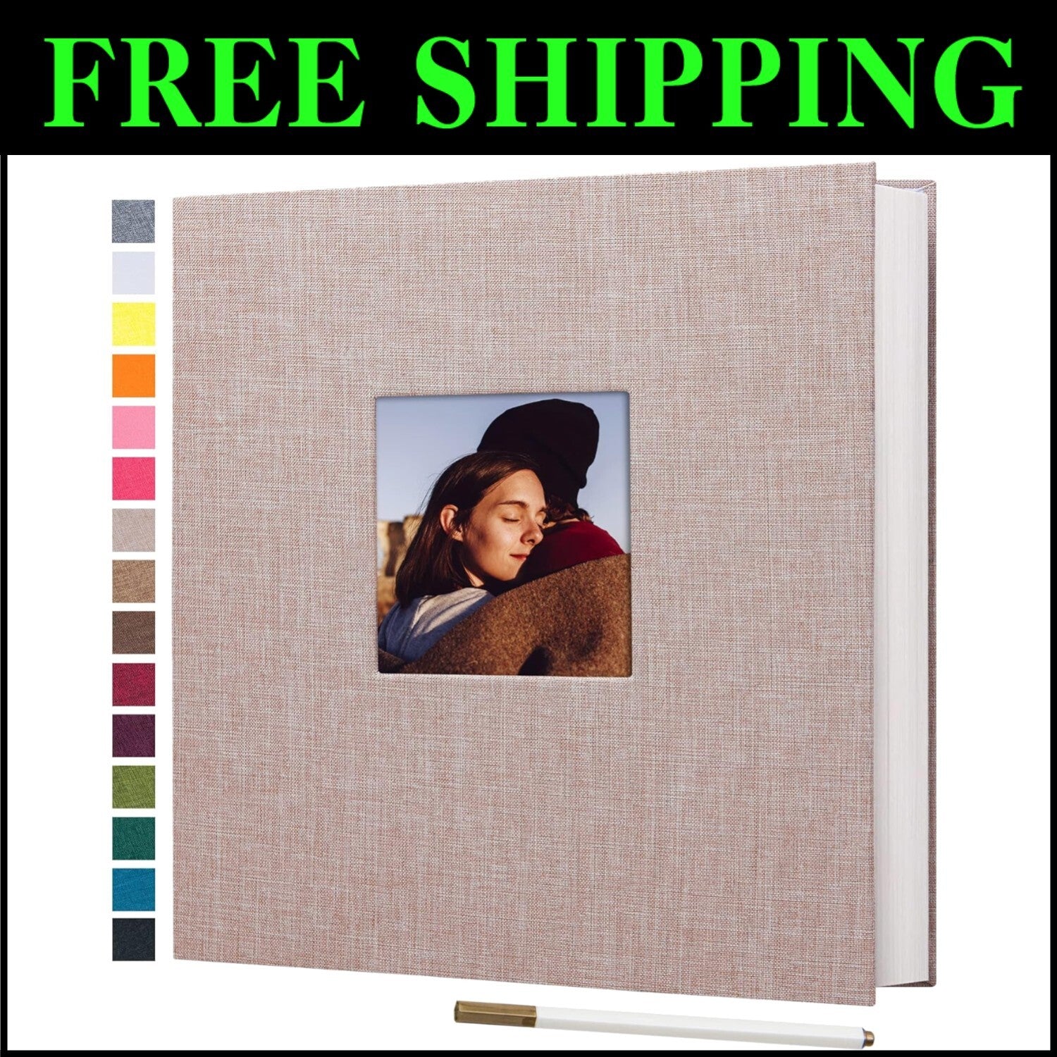 80-Page Elegant DIY Photo Album - Perfect for Mother's Day & Anniversaries