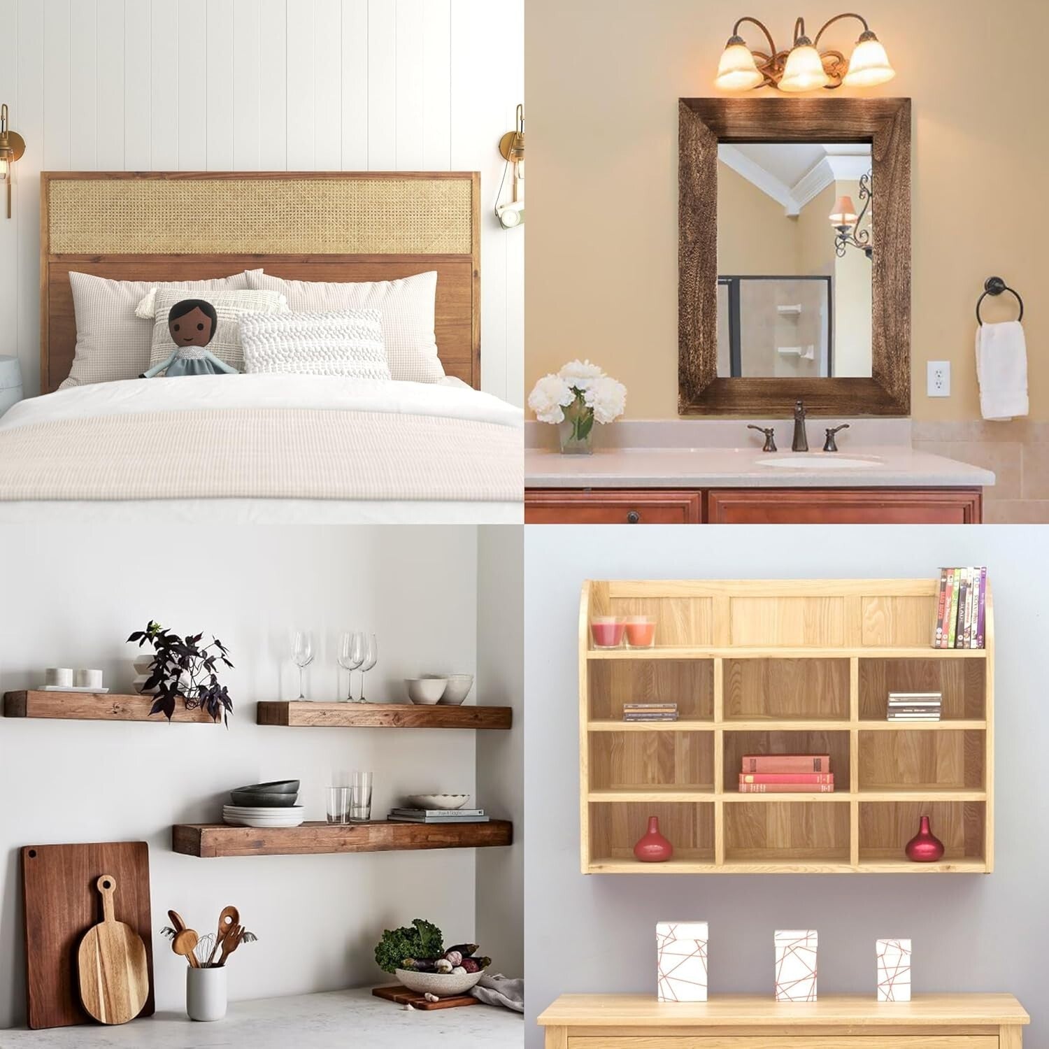 Complete 18" Picture Hanger System with Interlocking Brackets - 180 lbs Capacity