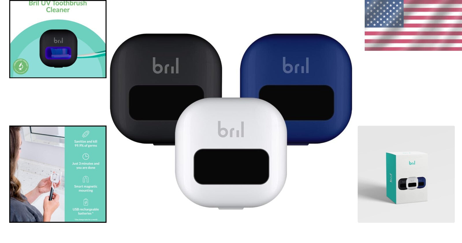 Efficiency Meets Style: UV-C Toothbrush Sanitizer with Portable Travel Cover