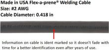 Load image into Gallery viewer, Flex-A-Prene 200 Amp Electrode Holder - 15 Feet Welding Cable, High Conductivity
