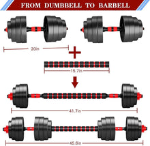Load image into Gallery viewer, Compact Adjustable Dumbbells Set with Non-Slip Grip - Ideal for Home Workouts