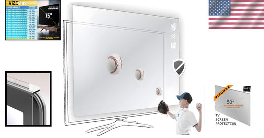 49-50 Inch Premium Scratch-Resistant TV Cover for LCD, LED & OLED Screens