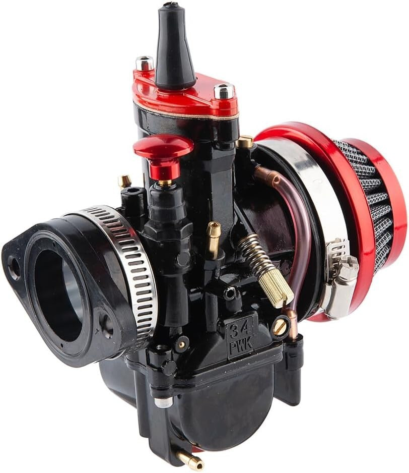 CNC Adjustable 34mm Carburetor - Performance Upgrade for Dirt & Off-Road Bikes
