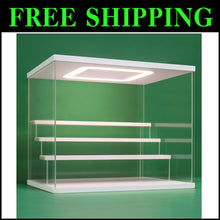 Load image into Gallery viewer, Clear Acrylic Display Case Stand with LED Lighting - Elegant 4-Tier Organizer