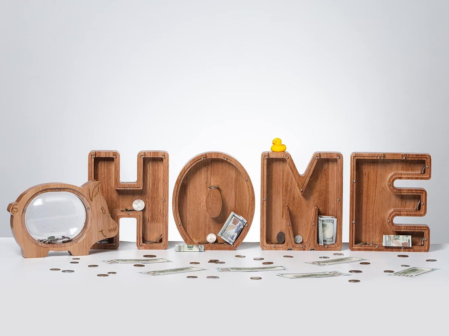 Elegant 12-Inch Kids Savings Bank - Custom Initial B Design for Boys and Girls