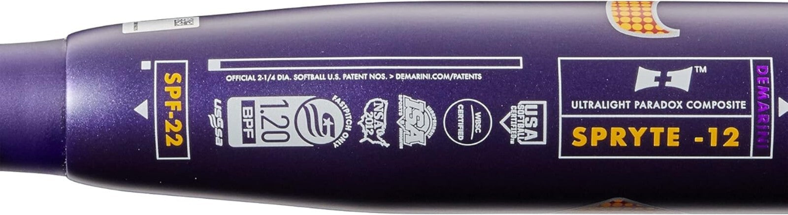 2022 Spryte Fastpitch Bat for Youth - Lightweight, Comfortable 29"/17oz