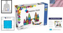 Load image into Gallery viewer, 100-Piece Translucent Magnetic Tiles - STEAM Educational Set for Creative Play