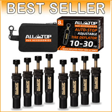 Load image into Gallery viewer, Adjustable Auto-Stop Tire Deflator Kit 10-30 PSI - Offroad Adventure Essential