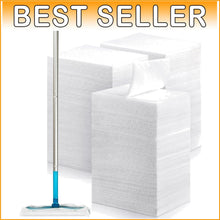 Load image into Gallery viewer, 900 Count Unscented Cotton Dusting Cloths – Effortless Floor Cleaning Solution