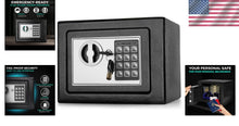 Load image into Gallery viewer, Small Electronic Keypad Safe - 2.8 Cu Ft Cash &amp; Jewelry Protection, Black