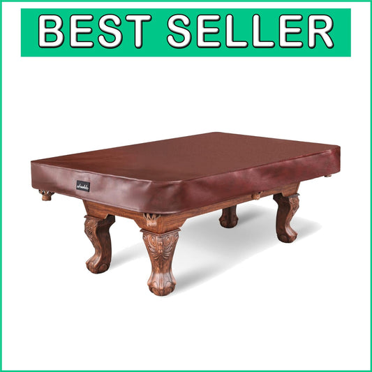 Eco-Friendly Waterproof Leatherette Pool Table Cover for Size 7 to 9 Feet