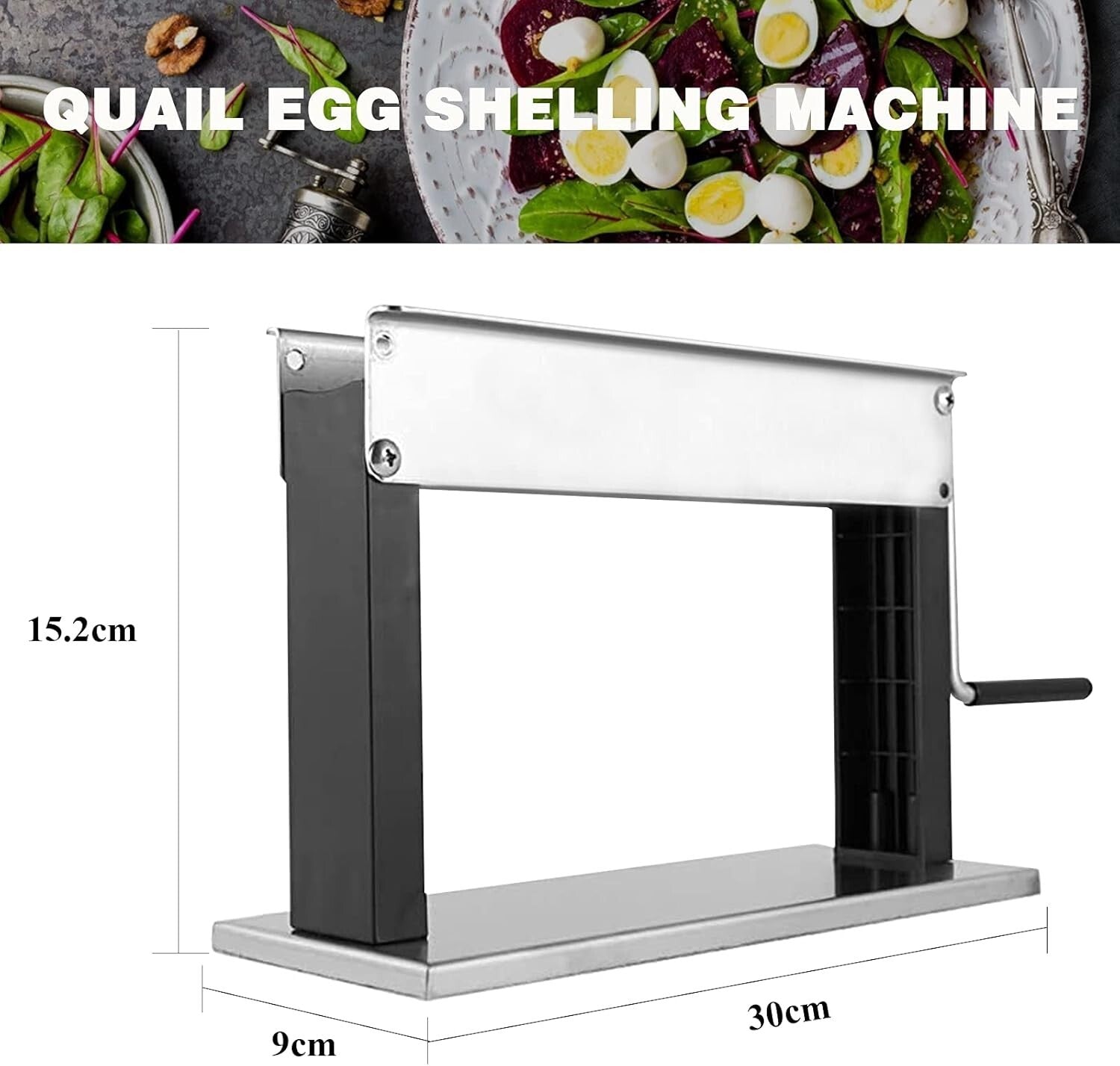Quick and Easy Manual Quail Egg Peeler - Portable Egg Shelling Machine