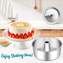 Load image into Gallery viewer, Premium Stainless Steel Cake Pan Set: 10-Inch Non-Toxic, Oven &amp; Dishwasher Safe