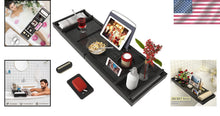 Load image into Gallery viewer, Modern Bamboo Bath Tray - Adjustable Organizer for Drinks &amp; Bath Essentials