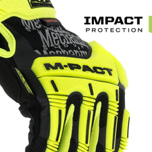 Load image into Gallery viewer, High-Visibility Cut Resistant Gloves L, Fluorescent Yellow &amp; Orange for Safety