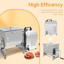 Load image into Gallery viewer, Hakka 30lb Manual Meat Mixer - Stainless Steel Tilt Tank for Effortless Mixing