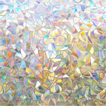 Load image into Gallery viewer, Rainbow 3D Window Privacy Film - UV Protection Cling Tint, 35.4'' x 157.4''