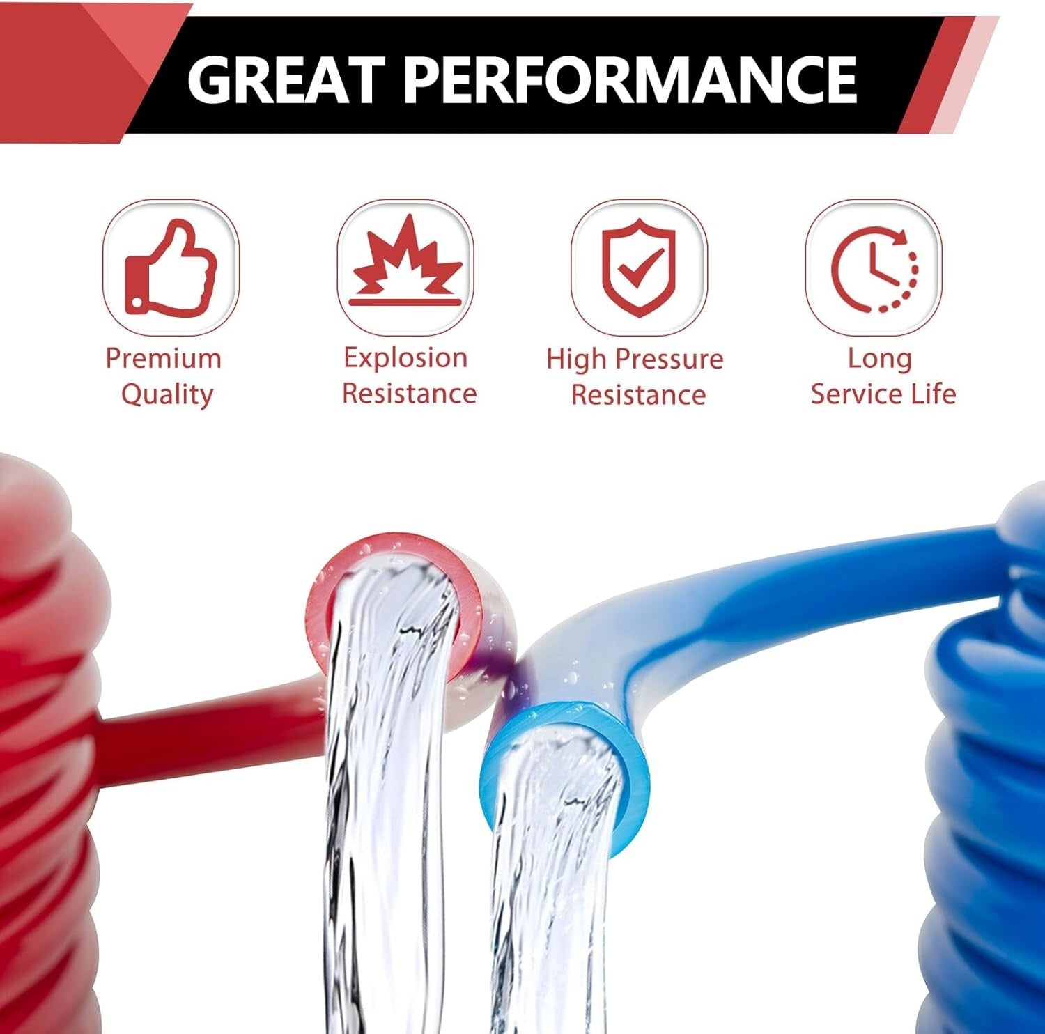 Premium 1/2-Inch Pex-A Pipe Set: 200 ft Tubing with 15pcs Fittings & 50 Clamps