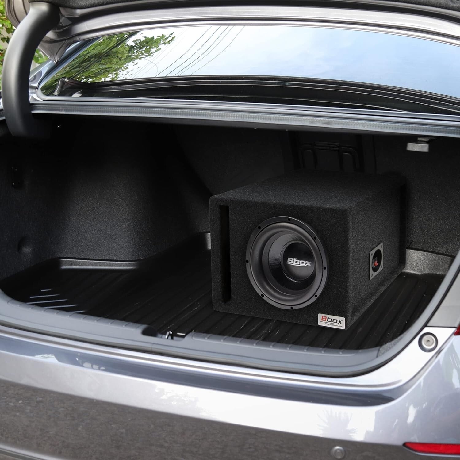 10-Inch Car Subwoofer Box - Airtight Enclosure with Bass Boost for Optimum Sound