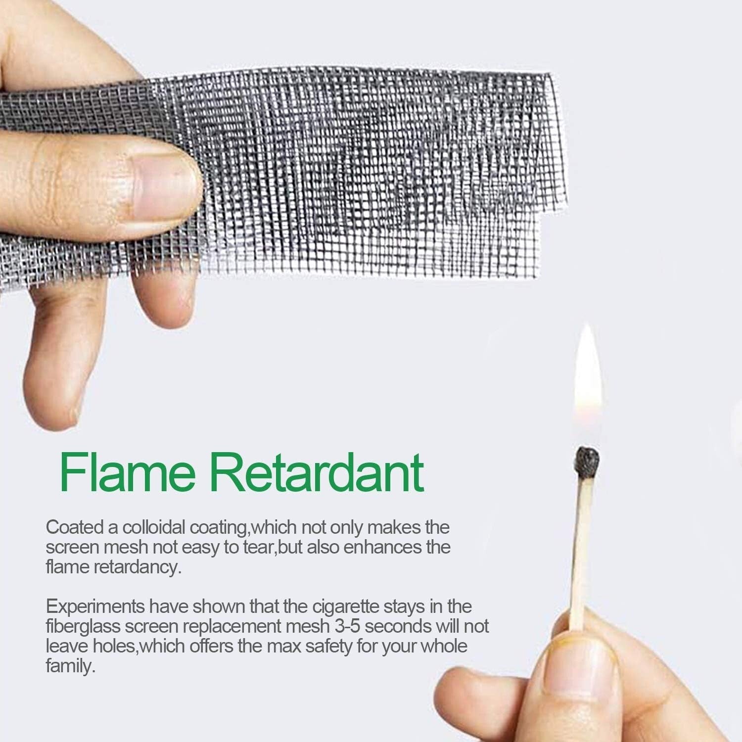 Versatile 84in x 100ft Fiberglass Mesh Screen Roll for Patio and Window Screens