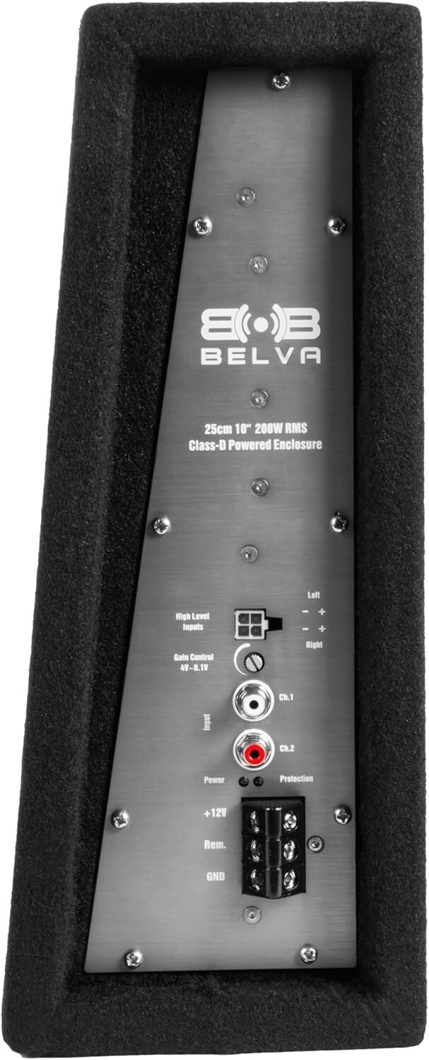 Ultimate 10" Angled Subwoofer Enclosure with 600W Power for Vehicle Bass Lovers