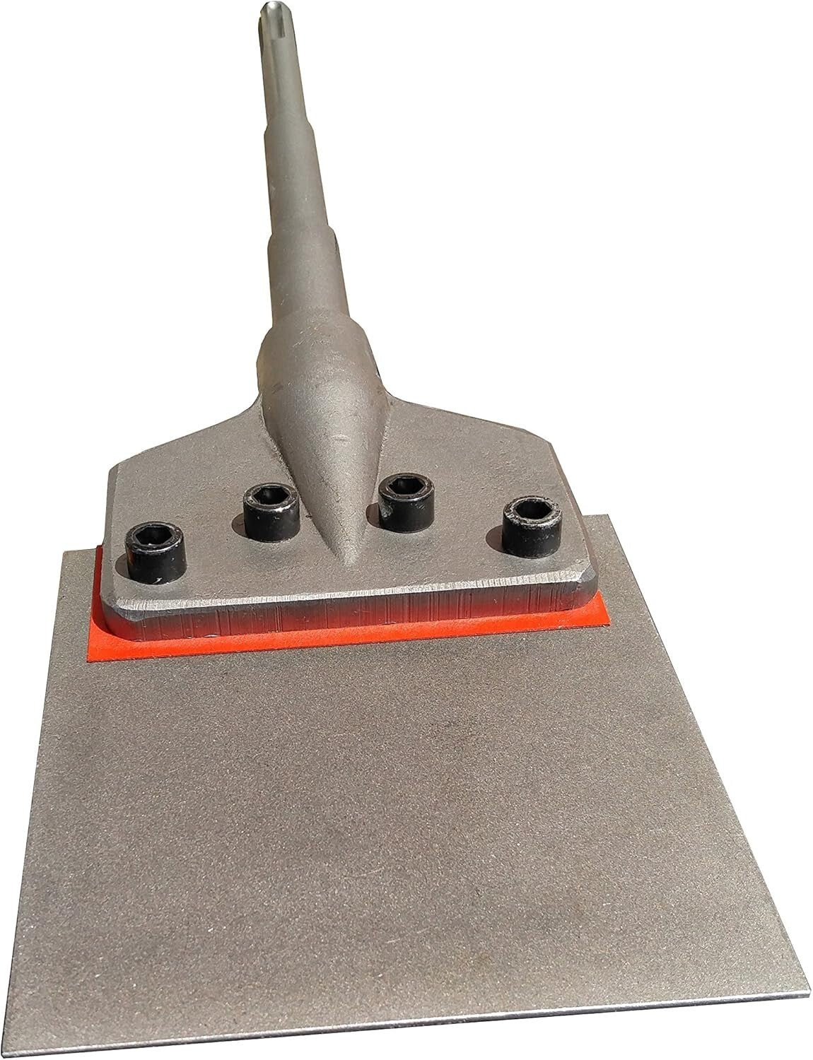 Durable 6" Wide Floor Scraper with SDS Max Shank for Efficient Tile Removal
