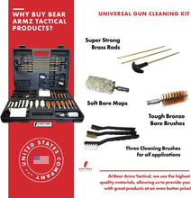Load image into Gallery viewer, Universal Gun Cleaning Kit for Shotguns, Rifles, and Handguns - Portable Case
