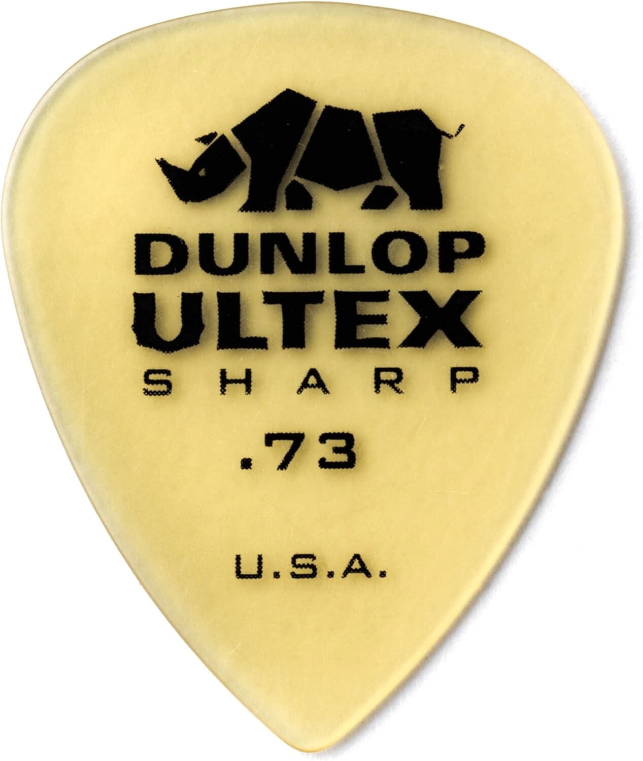 Dunlop Ultex Sharp Picks .73MM - 72-Pack, Lightweight, Durable for All Musicians