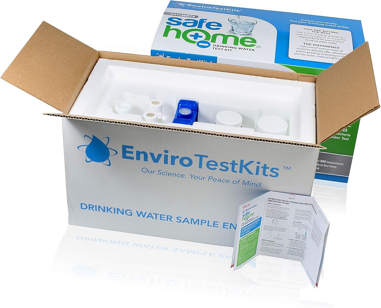 200-in-1 EPA Certified Drinking Water Test Kit - Quick Results & Digital Report
