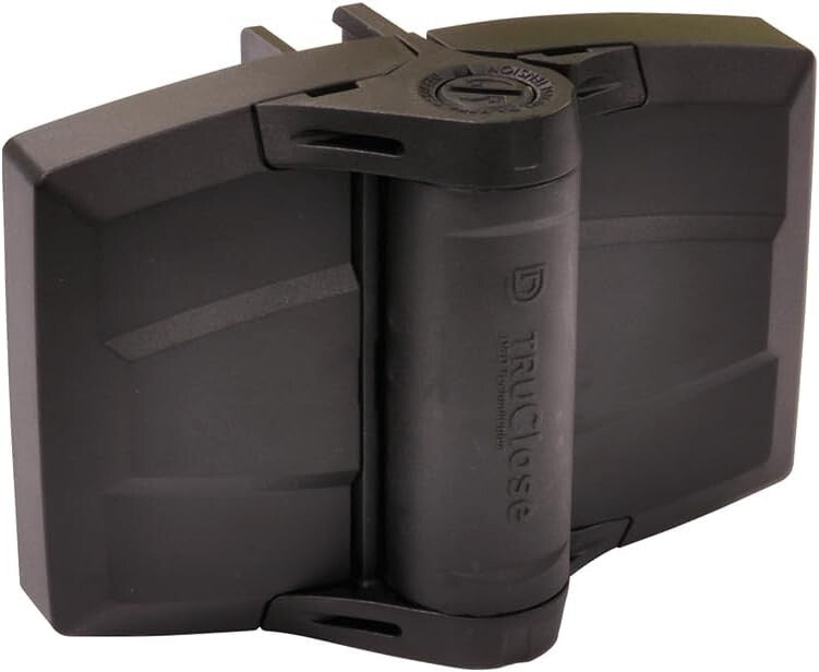 Durable Self-Closing Hinge Pair for Gates Up to 154 lbs with Easy Adjustability