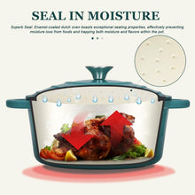 Load image into Gallery viewer, Exceptional Heat Mastery: 7QT Enameled Dutch Oven with Cookbook &amp; Lid Included