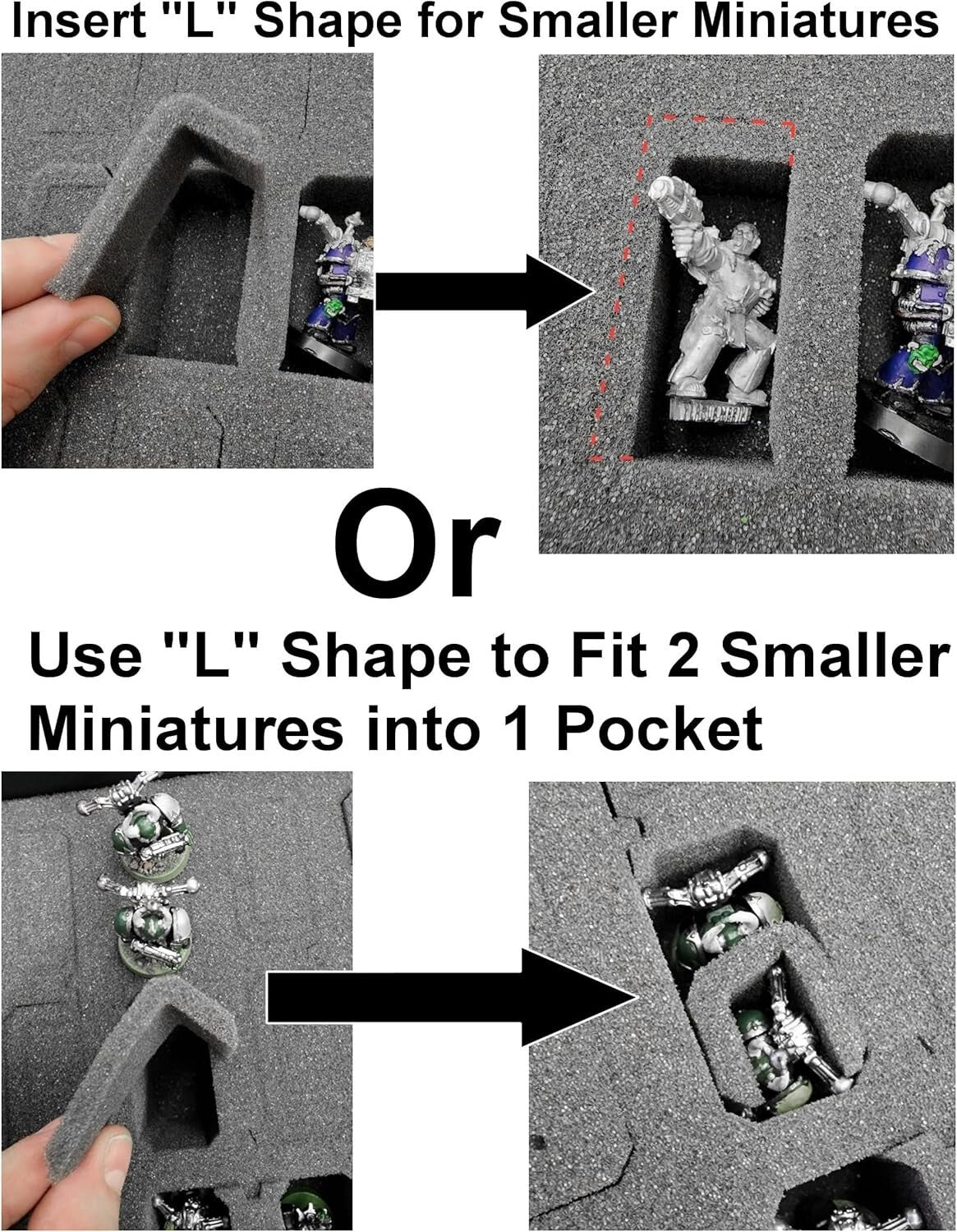 134+ Miniature Carrying Case – Perfect Travel Storage for D&D & Warhammer 40k