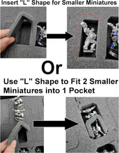 Load image into Gallery viewer, 134+ Miniature Carrying Case – Perfect Travel Storage for D&amp;D &amp; Warhammer 40k