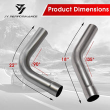 Load image into Gallery viewer, Custom 3" T304 Stainless Steel Exhaust Pipe Kit - 16G, 8 PCS with Mandrel Bends