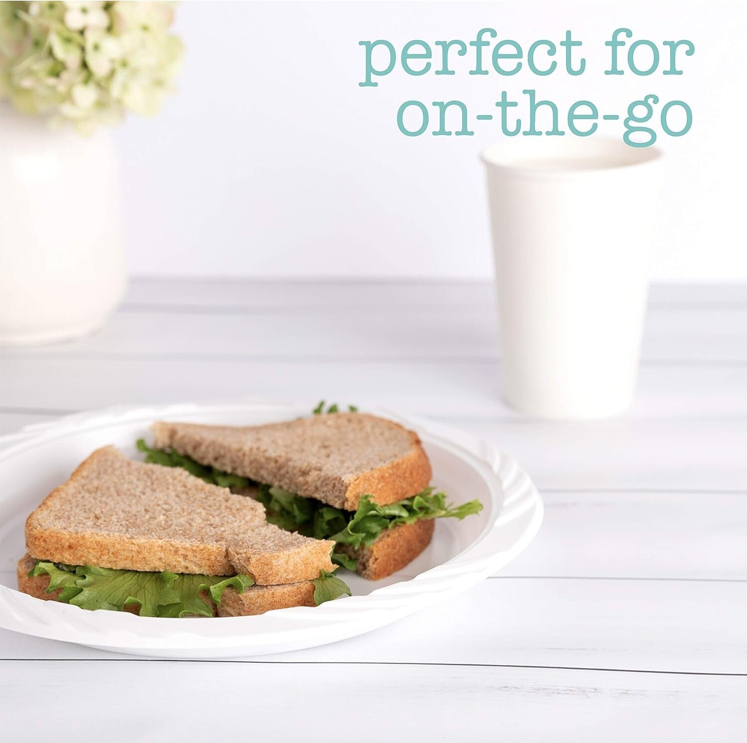 400 Count Glossy 9'' Plastic Dinner Plates - Ideal for Large Parties & Birthdays