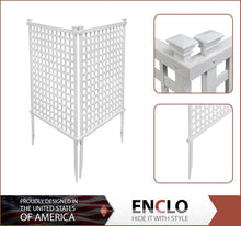 Load image into Gallery viewer, Charming 2-Pack Highland Lattice Privacy Screens 57.5" H x 36" W for Gardens