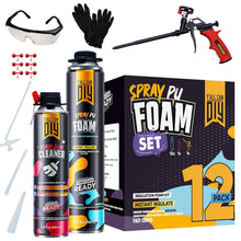 Load image into Gallery viewer, Expanding Spray Foam Insulation Kit for Gaps &amp; Cracks - 240 Board Feet Coverage