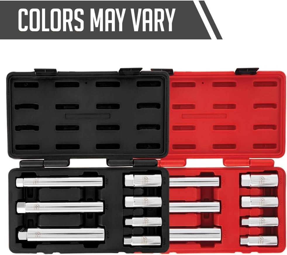 Professional Grade 3/8-Inch Drive Spark Plug Socket Set - 7 Pieces Included