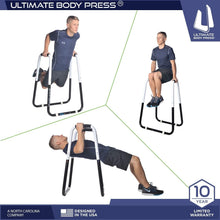 Load image into Gallery viewer, Adjustable Folding Dip Station with Angled Grips - Stable &amp; Compact Design
