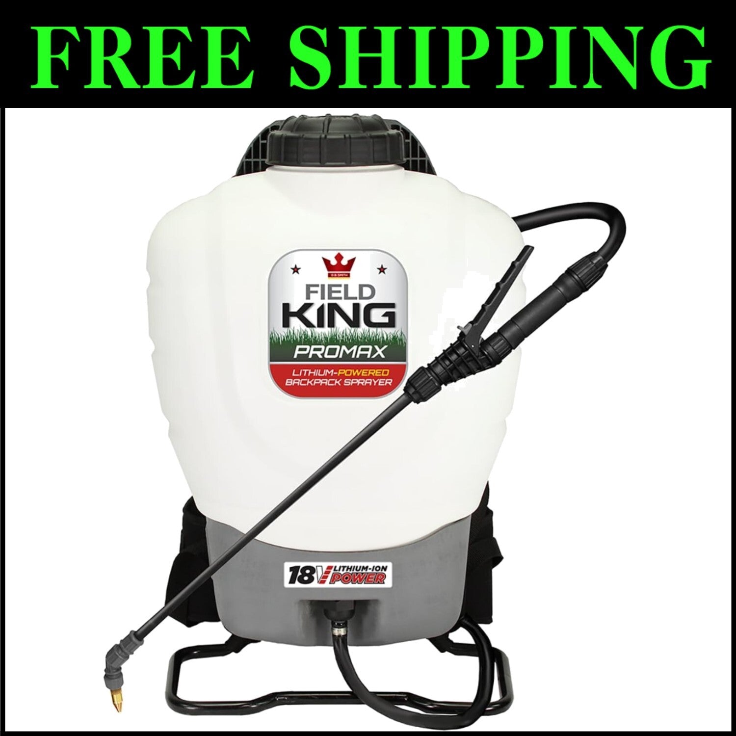 Durable 4-Gallon Chemical Sprayer - Ergonomic, Battery-Powered Convenience