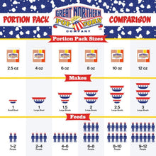 Load image into Gallery viewer, Gourmet Movie Theater 40-Pack Popcorn Kits for 8-Ounce Machines - Hassle-Free