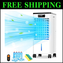 Load image into Gallery viewer, Compact Evaporative AC with Touch Control, Child Lock &amp; 12H Timer - Safe Cooling