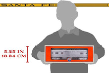Load image into Gallery viewer, Santa Fe O Gauge Add-On Vista Dome Car - Silver &amp; Gray Detail, Collectible
