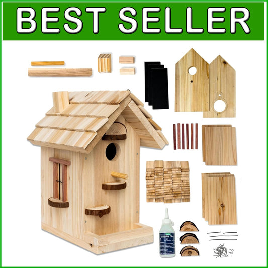 Family-Friendly Build-Your-Own Birdhouse Kit - Nurture Creativity Outdoors
