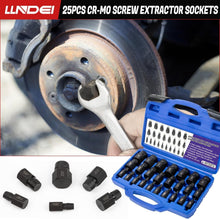 Load image into Gallery viewer, Durable 25-Piece Screw Extractor Set with Blow Molded Case – Lifetime Guarantee