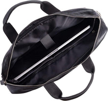 Load image into Gallery viewer, Unisex 18-Inch Leather Briefcase with Multiple Sections for Organized Carry