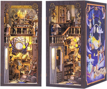 Load image into Gallery viewer, Nebula Common Room Book Nook Kit - Enchanting Miniature Decor with LED Light