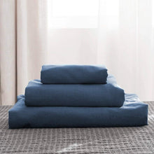 Load image into Gallery viewer, Soft Breathable King Size Linen &amp; Cotton Sheet Set - Elegant Home Essentials