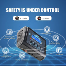 Load image into Gallery viewer, High-Performance RC Balance Charger: 150W, 10A for LiPo/Li-ion/NiMH Batteries